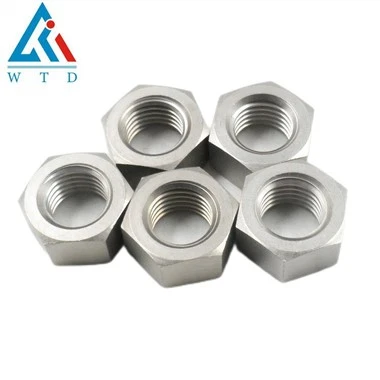 مهره شش گوش سنگین تیتانیوم درجه 2